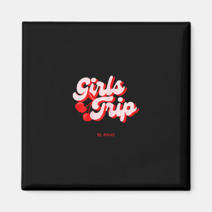 Aimant Voyage de filles Cerises El Paso Texas Vacances