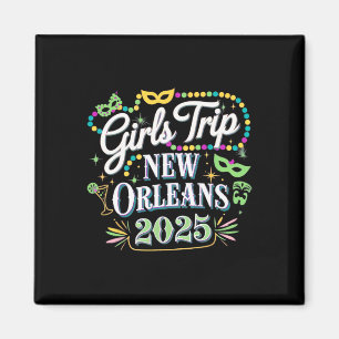 Aimant Voyage de filles Nouvelle-Orléans 2025 Mardi Gras