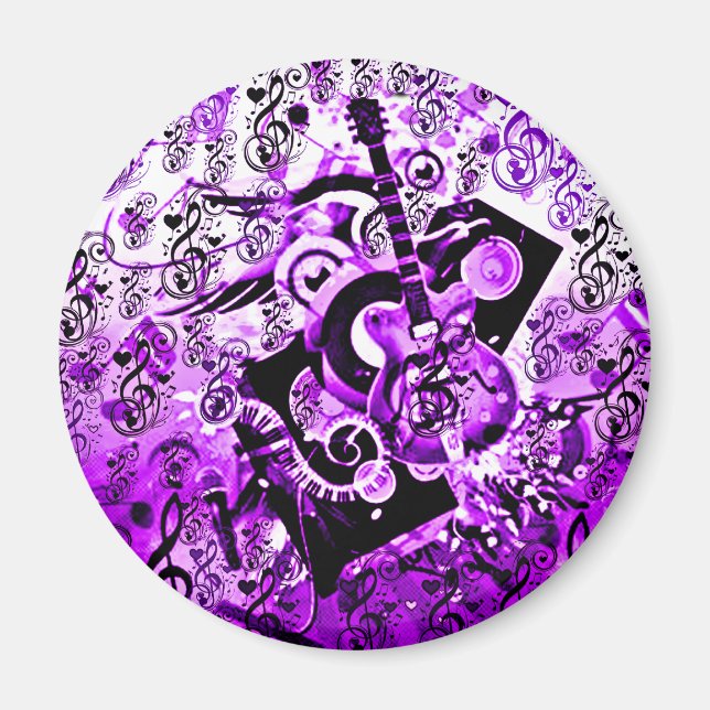 Aimant Voyage De Musique, Rochers Violet_ (Devant)