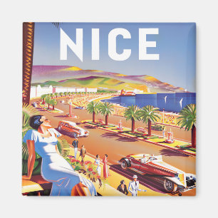 Aimant voyage de Nice France vintage