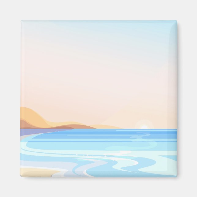 Aimant Voyage de plage (Devant)