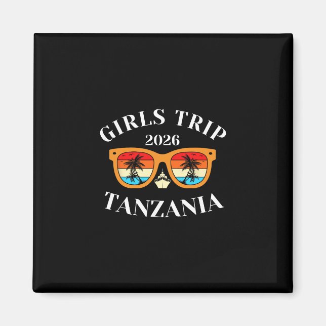 Aimant Voyage entre filles 2026 Tanzanie Spring Break 202 (Devant)