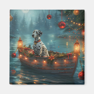 Aimant Voyage festif de Noël dalmate