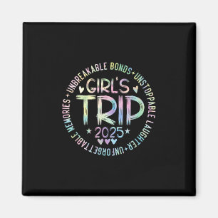 Aimant Voyage Filles 2025 Weekend Vacances Féminines T-Sh