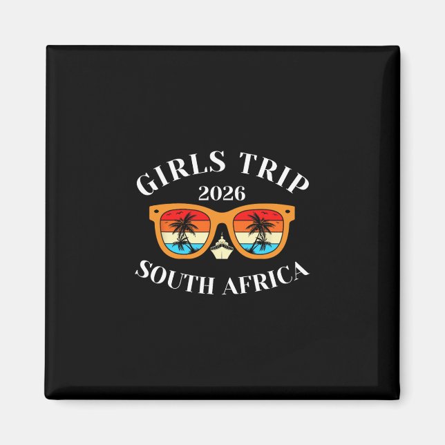 Aimant Voyage Filles 2026 Afrique du Sud Spring Break 202 (Devant)
