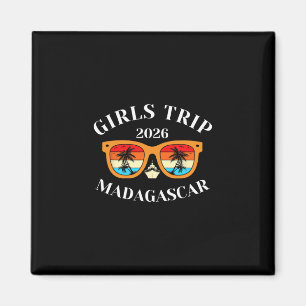 Aimant Voyage Filles 2026 Madagascar Vacances de Printemp