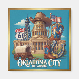 Aimant Voyage sur la route d'Oklahoma City