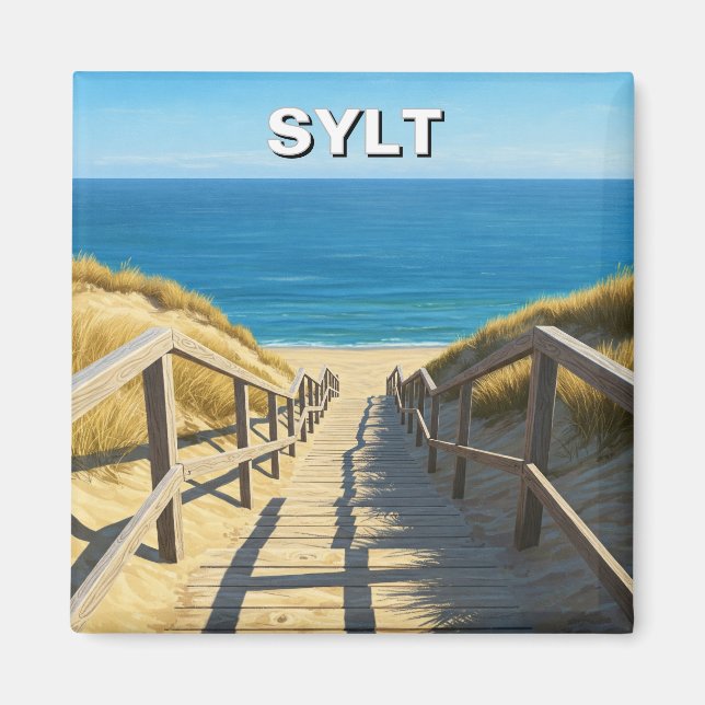 Aimant Voyage Sylt Allemagne (Devant)