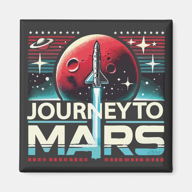 Aimant Voyage vers Mars (Devant)