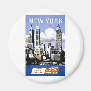 Aimant Voyage vintage de New York City