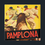 Aimant Voyage vintage Feria de Pamplona 1954<br><div class="desc">Aimant de voyage vintage Feria de Pamplona 1954</div>