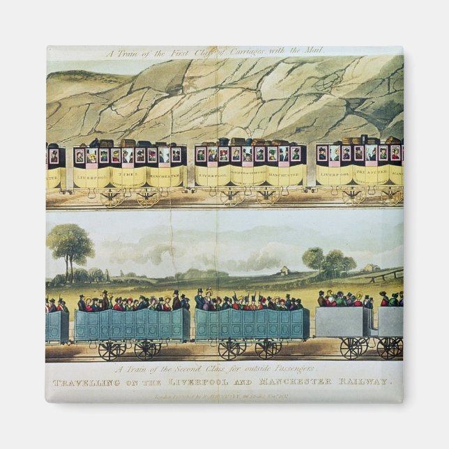 Aimant Voyager sur la Liverpool et Manchester (Devant)