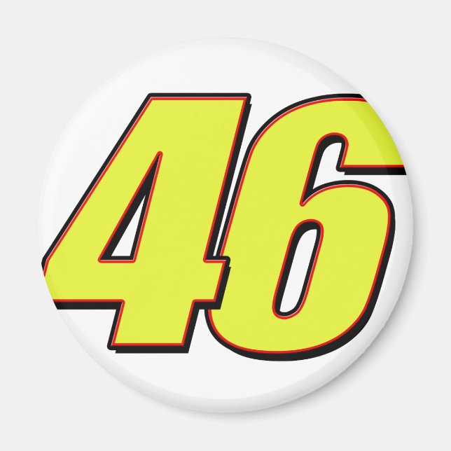 Aimant VR46redline (Devant)