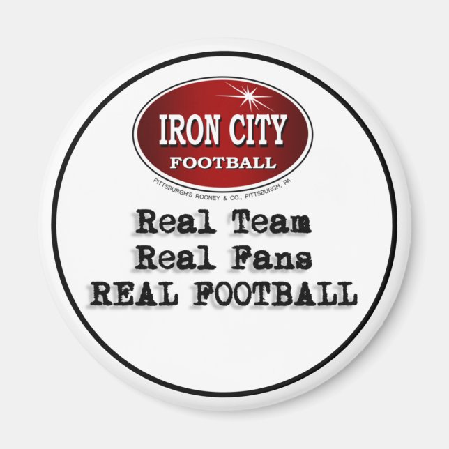 Aimant Vraie Équipe, Vraiment Fans, Véritable Football Pi (Devant)