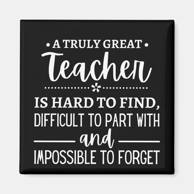 Aimant Vraiment grand enseignant (Devant)