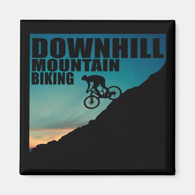 Aimant VTT Downhill Vélos de Montagne (Devant)