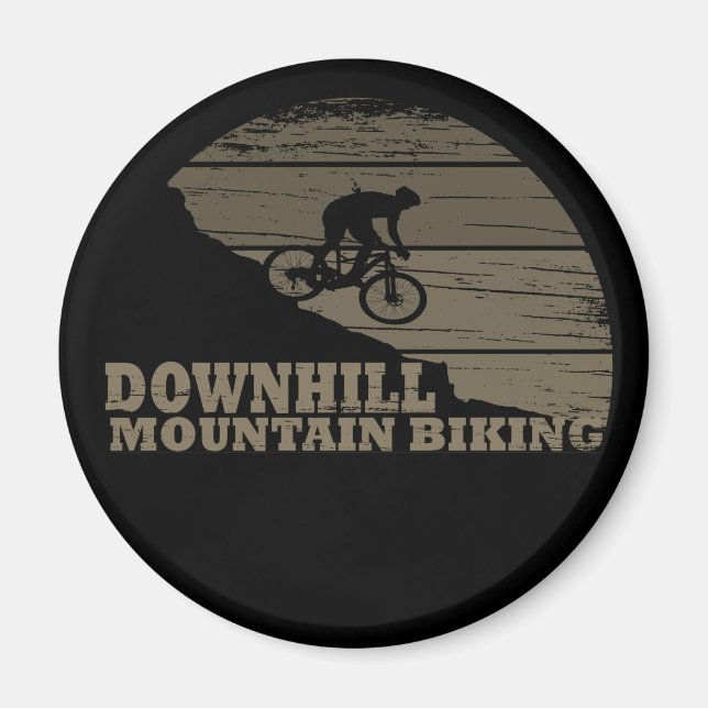 Aimant VTT Downhill Vélos de Montagne (Devant)