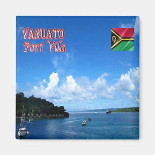 Aimant VU - Vanuatu - Port Vila - Port naturel