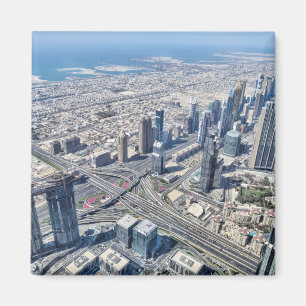 Aimant Vue aérienne de Dubaï