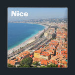 Aimant Vue aérienne de la Côte d'Azur à Nice, France<br><div class="desc">Vue aérienne de la Côte d'Azur à Nice,  France</div>