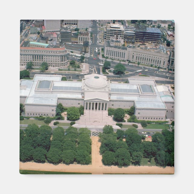 Aimant Vue aérienne de la Galerie nationale d'art (Devant)
