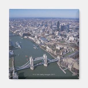 Aimant Vue aérienne de la Tamise