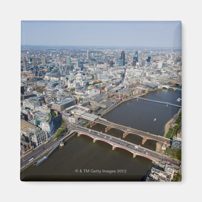 Aimant Vue aérienne de Londres (Devant)