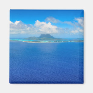 Aimant Vue aérienne sur l'aimant Bora Bora