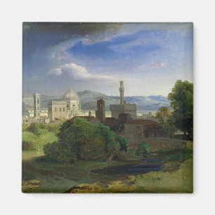 Aimant Vue au-dessus de Florence, c.1829