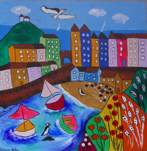 Cadeaux Peinture Naive Zazzle Fr