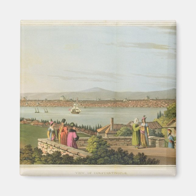 Aimant Vue de Constantinople, plaque 1 de 'Vues dans (Devant)