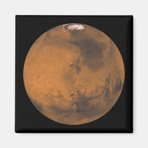 Aimant Vue de couleur globale de Mars