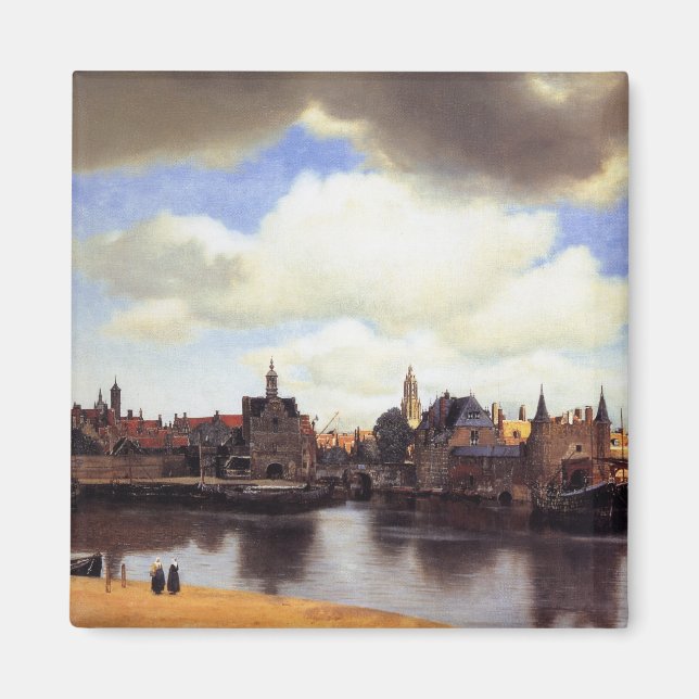 Aimant Vue de Delft (Devant)