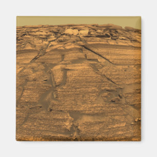 Aimant Vue de falaise de brûlures sur Mars