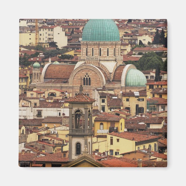 Aimant Vue de Florence, Italie depuis Piazza (Devant)