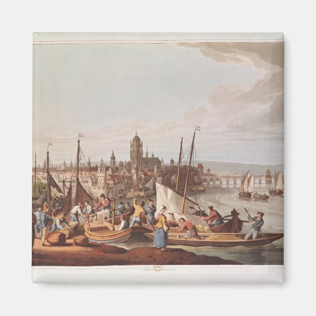 Aimant Vue de Francfort, 1814 (Devant)