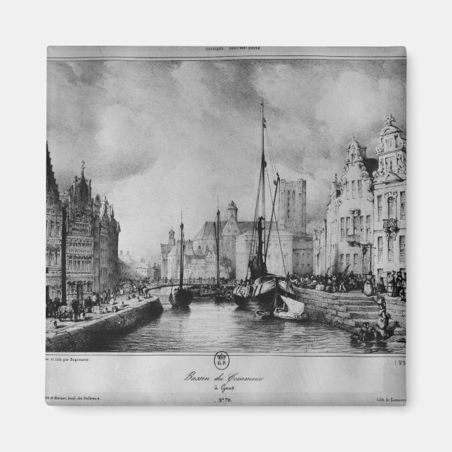 Aimant Vue de Gand (Devant)