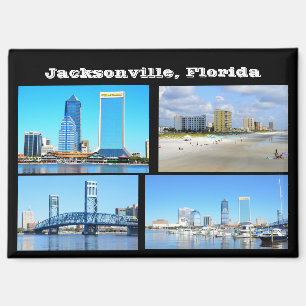 Aimant Vue de Jacksonville. Floride