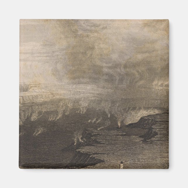 Aimant Vue de Kilauea, Hawaii (Devant)