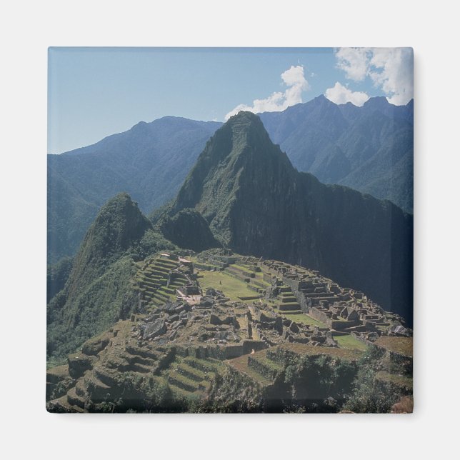 Aimant Vue de la citadelle au Machu Picchu (Devant)