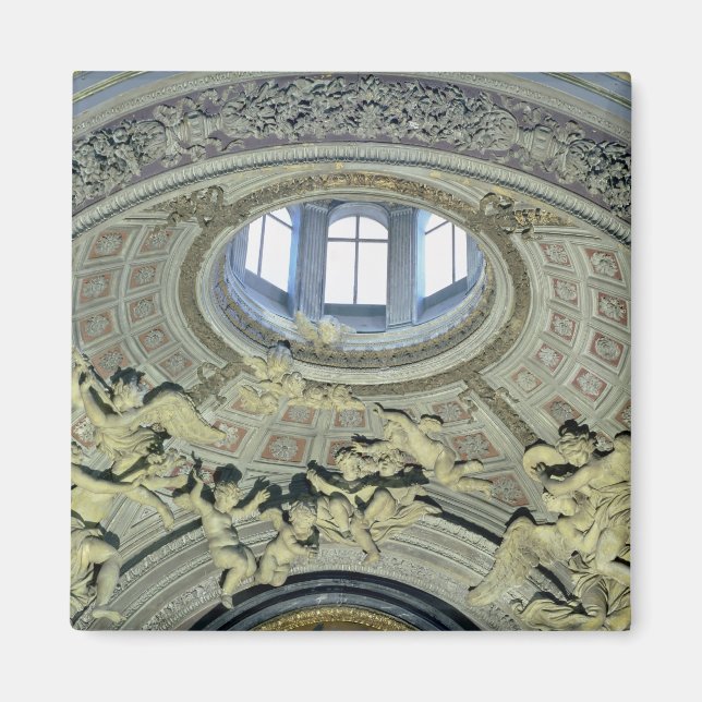 Aimant Vue de la coupole avec des musiciens d'anges (Devant)