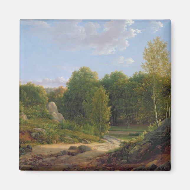 Aimant Vue de la forêt de Fontainebleau, 1829 (Devant)