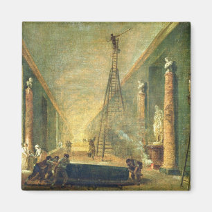 Aimant Vue de la galerie grande du Louvre