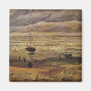 Aimant Vue de la mer à Scheveningen par Vincent van Gogh
