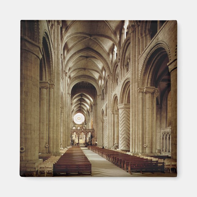 Aimant Vue de la nef, construite 1093-1289 (Devant)