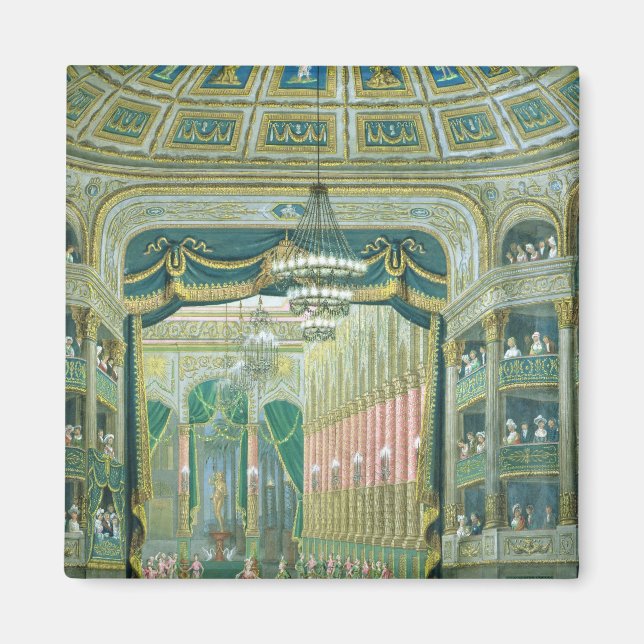 Aimant Vue de la scène de l'Opéra de Paris (Devant)