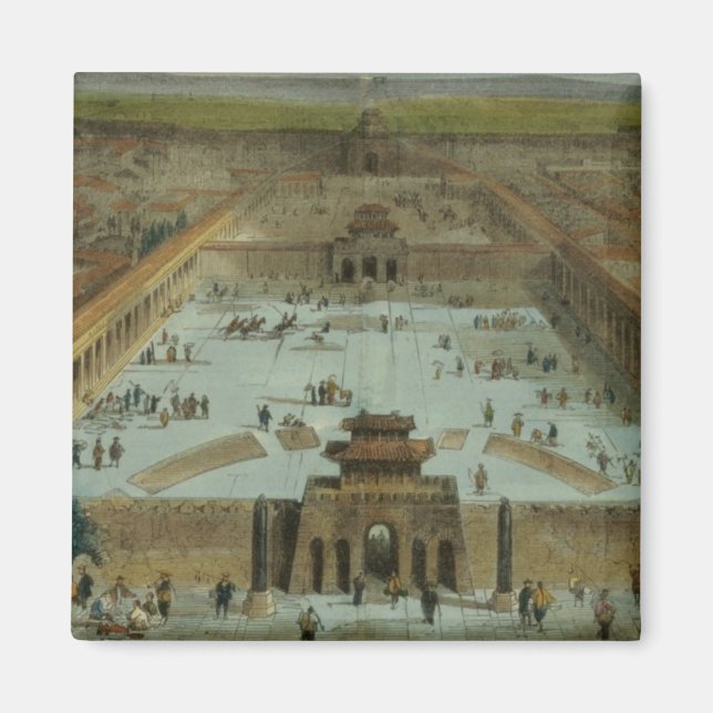 Aimant Vue de la ville de Pékin prise du sud (e (Devant)