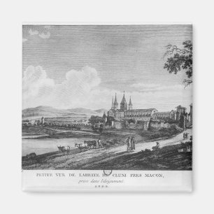 Aimant Vue de l'abbaye de Cluny