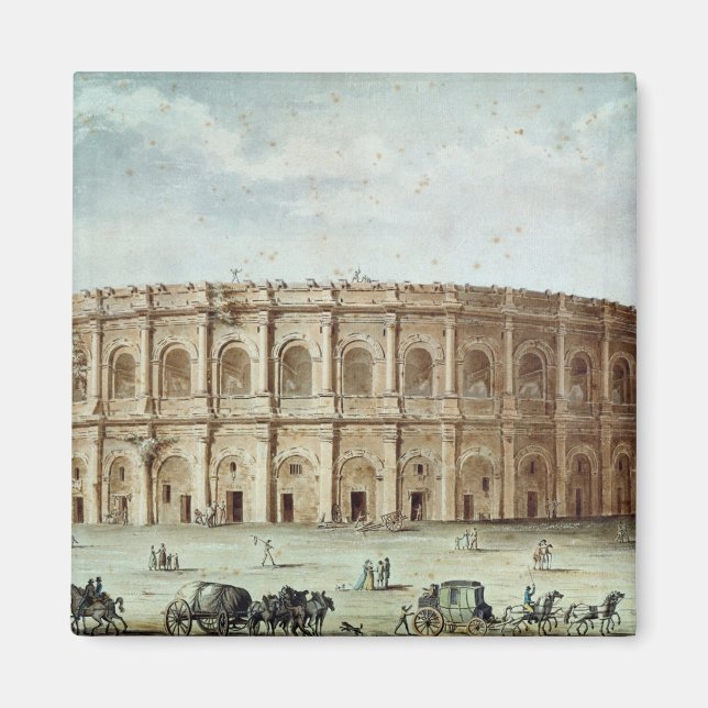 Aimant Vue de l'amphithéâtre romain (Devant)