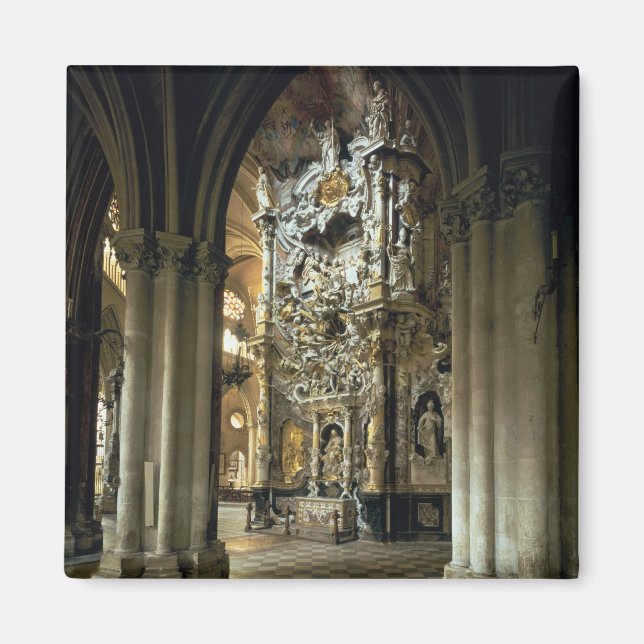 Aimant Vue de l'autel et du 'Transparente', c.1720 (Devant)